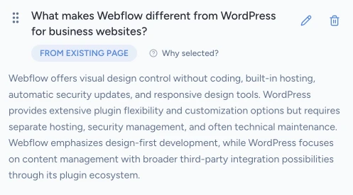 Optimize Your Existing FAQs